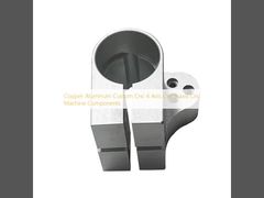 Componentes de encargo de aluminio de cobre de la máquina del CNC del CNC 5 AXIS del CNC 4 AXIS