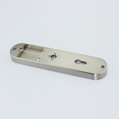 Piezas de manija de panel de cerradura inteligente de fundición a presión de aleación de aluminio anodizado A380