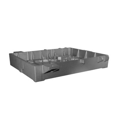 Cubierta del panel de comunicación de fundición a presión de aleación de aluminio A390 con recubrimiento en polvo