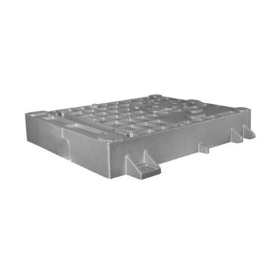 Cubierta del panel de comunicación de fundición a presión de aleación de aluminio A390 con recubrimiento en polvo