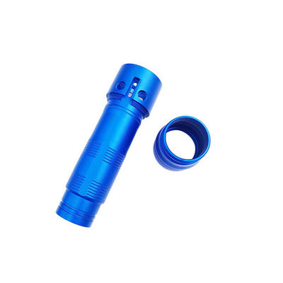 Torreta Torno CNC Torneado Aluminio 6061 Lámpara láser Carcasa Linterna Shell