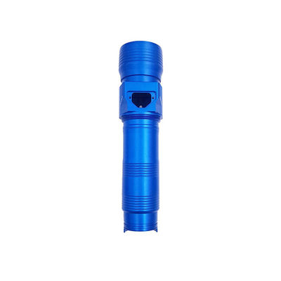 Torreta Torno CNC Torneado Aluminio 6061 Lámpara láser Carcasa Linterna Shell