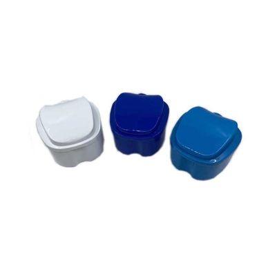 Caja de almacenamiento plástica de la dentadura del tamaño de encargo múltiple del color moldeo por inyección