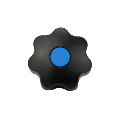 manija de nylon de la estrella del nilón siete de Plum Blossom Knob Mechanical Handwheel del moldeo a presión de 0.01m m
