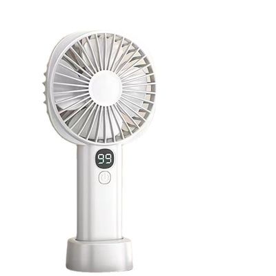 Viento silencioso plástico USB de escritorio recargable Mini Handheld Fan del moldeo por inyección del PASO fuerte