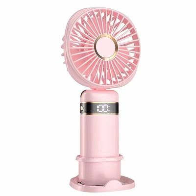 Viento silencioso plástico USB de escritorio recargable Mini Handheld Fan del moldeo por inyección del PASO fuerte