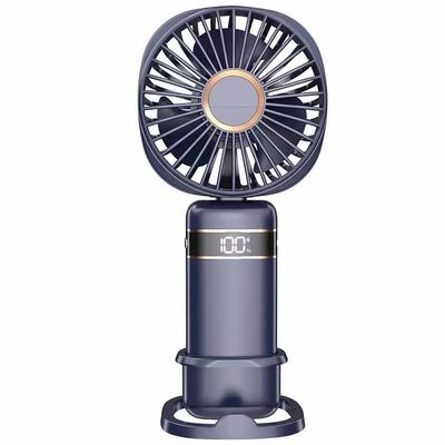 Viento silencioso plástico USB de escritorio recargable Mini Handheld Fan del moldeo por inyección del PASO fuerte
