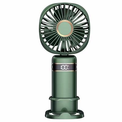 Viento silencioso plástico USB de escritorio recargable Mini Handheld Fan del moldeo por inyección del PASO fuerte