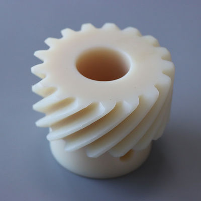 Engranaje de transmisión industrial del engranaje de nylon antiusura plástico de encargo del moldeo a presión