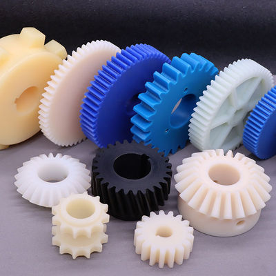 Engranaje de transmisión industrial del engranaje de nylon antiusura plástico de encargo del moldeo a presión