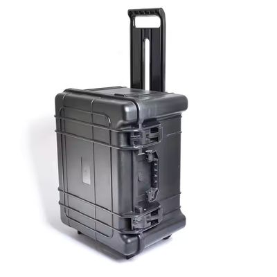 Caja de herramientas de plástico plegable de molde de inyección para usos múltiples