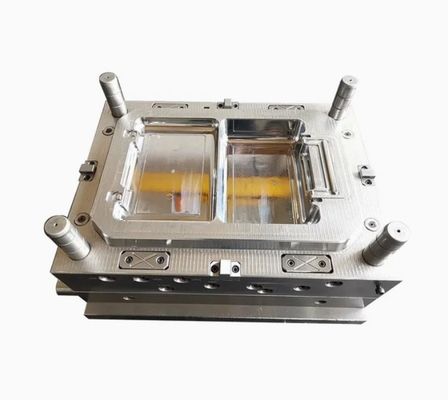 Molde de caja para resina Almacenamiento de herramientas de plástico personalizado apilamiento de almacenamiento transparente moldeo por inyección